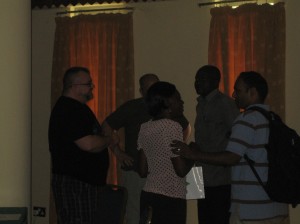WCI & UHI staffs chatting after the conference.