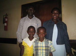 John Baptist and his family