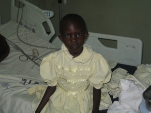 Moureen after her catheterization proccedure