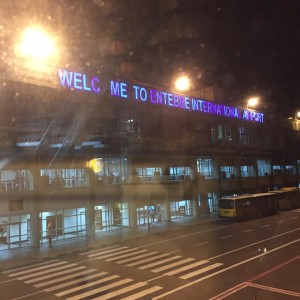 Arrival in Entebbe
